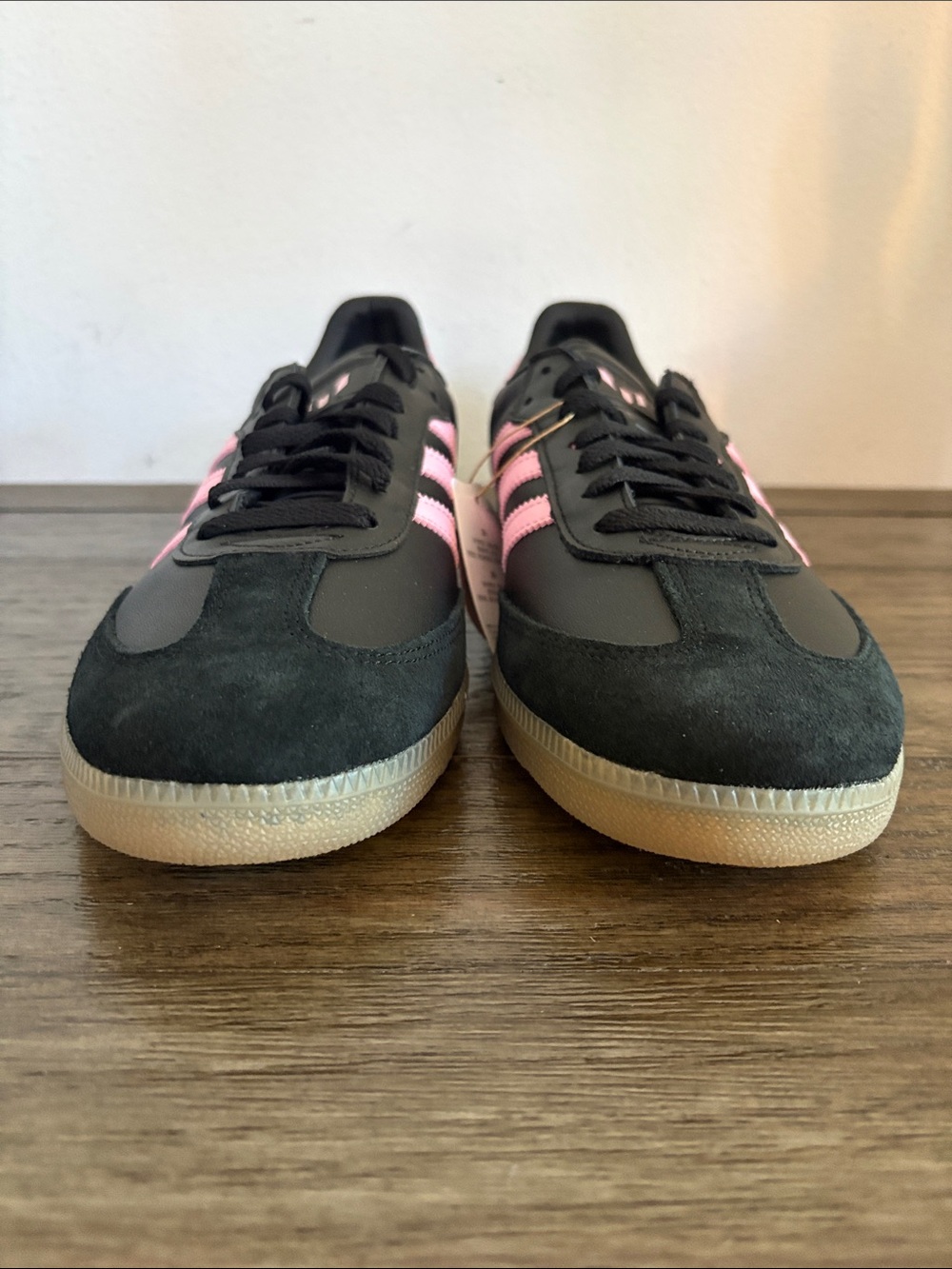 NIB [adidas] Samba Messi Indoor Soccer Shoes Sneakers Pink/Black Men’s 12 - Picture 10 of 15